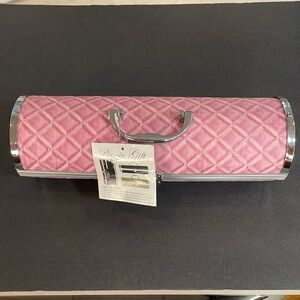 Pink Quilted Wine Tote